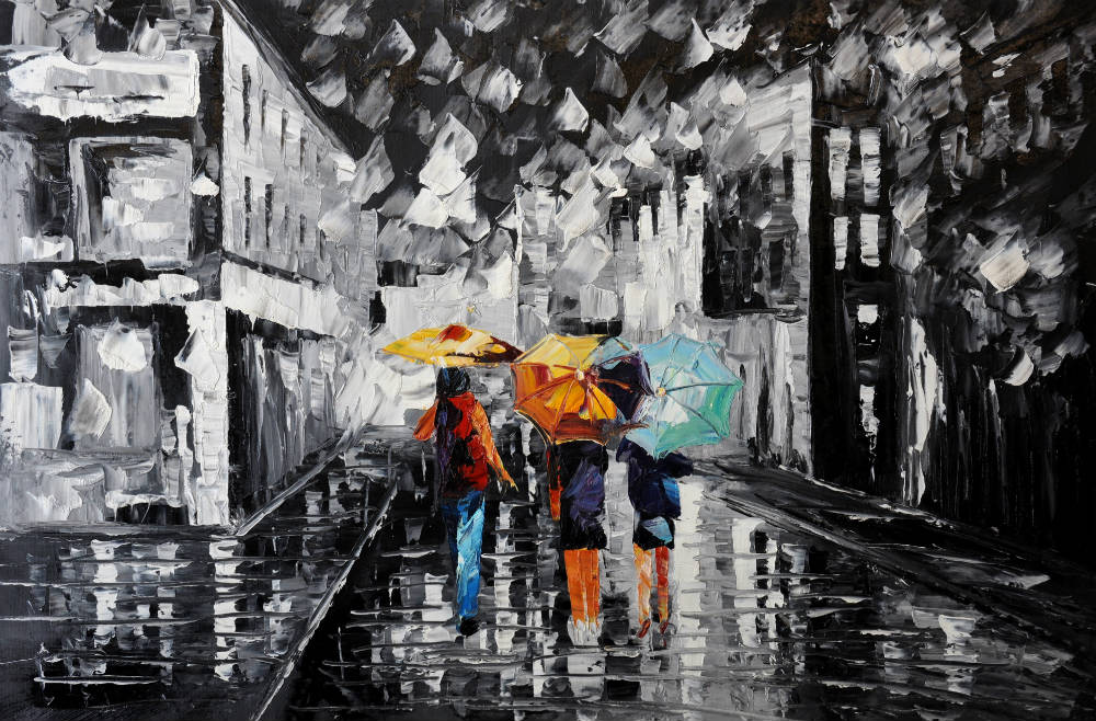 schilderij-regenachtige-avondwandeling