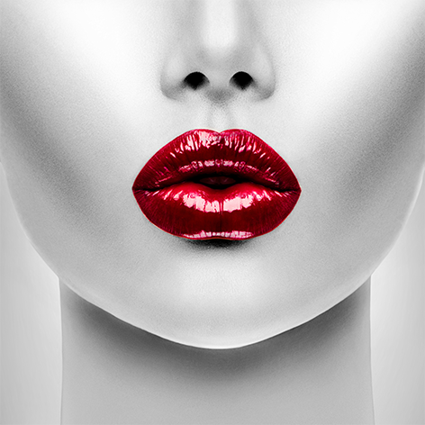 Red lips Rode lippen Gezicht Close-up