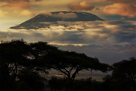 Vulkaan Berg Afrika