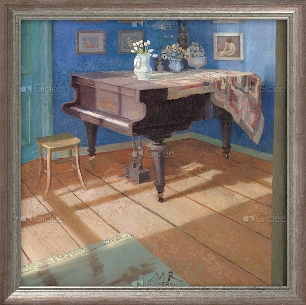 Interieur met piano