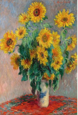 1100253 Sunflowers Van Gogh, alu art kunstwerk