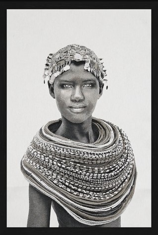Portrait Gobelin Samburu Girl van Mondiart