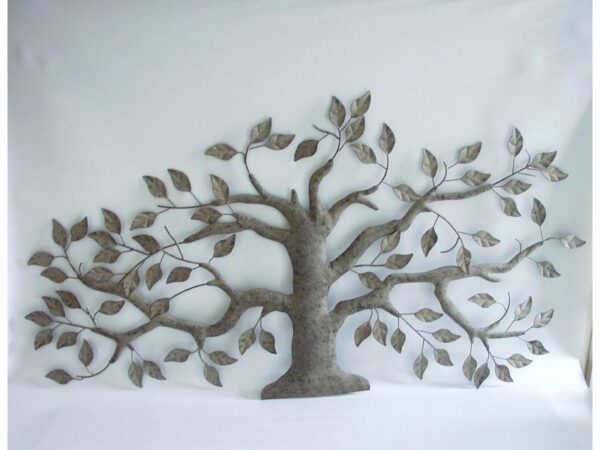 olijfboompje metalen wanddecoratie