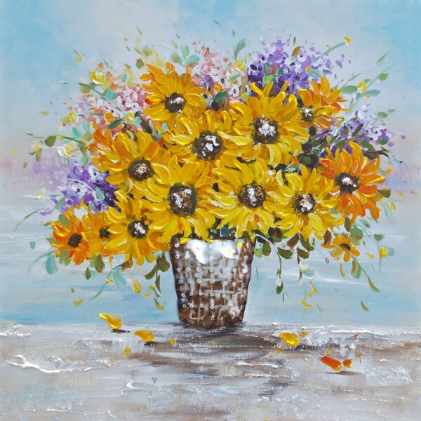 Schilderij Sunflower Delight Zonnebloemen GS-P0094