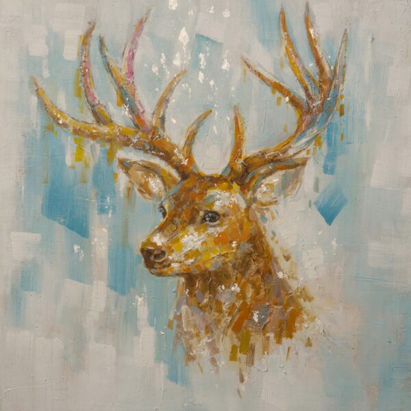 Schilderij Graceful Stag Hert Gewei GS-P7032