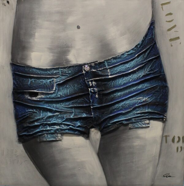 Schilderij Denim Passion Jeans Benen GS-Y969b