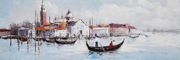 Schilderij Lovely Venice Gondel Venetië GS-F4786