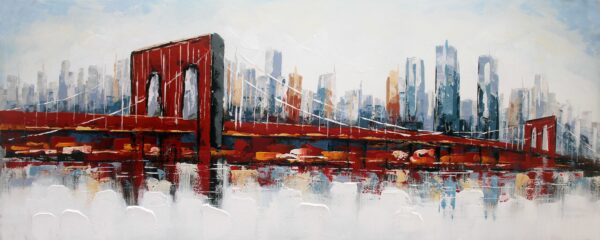 Schilderij San Francisco Brug Wolkenkrabbers GS-P6836