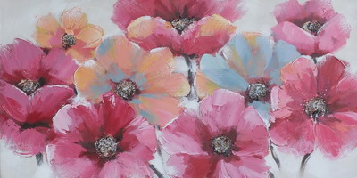 Schilderij Beauties for You Roze Bloemen GS-Y2222A