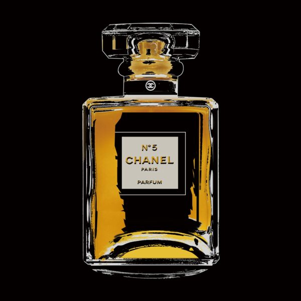 Glasschilderij Chique with Chanel Merk Parijs Parfum GS-S957